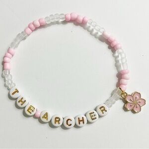 Taylor Swift Eras Tour Friendship Bracelet The Archer Lover Flower Charm